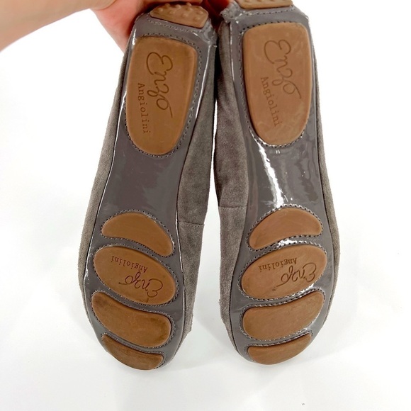ENZO ANGIOLINI Women's Strand Ballet Flat Gray Suede EASTRANO size 9 M - Picture 7 of 13